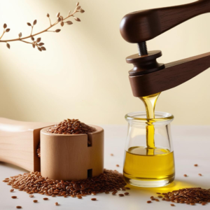 wood-pressed flaxseed oil